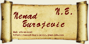 Nenad Burojević vizit kartica